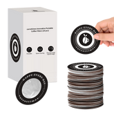 Eco-friendly Disposable Espresso Coffee Filters 50pcs (Black)